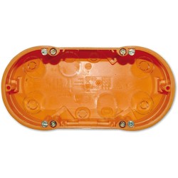 Hohlwanddose (2-fach), Tiefe: 47 mm für KINDERMANN MultiMedia Anschluss-System, 7441-6