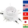 Kopp Weltreise-Stecker-Adapter TRAVEL-STAR, weiß Kopp Weltreise-Stecker-Adapter TRAVEL-STAR, weiß