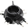 Kopp Weltreise-Stecker-Adapter TRAVEL-STAR, schwarz Kopp Weltreise-Stecker-Adapter TRAVEL-STAR, schwarz