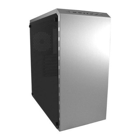 LC-Power Midi-Tower, ATX Gaming Gehäuse 986S, White Shadow, silber / weiß, ohne Netzteil