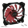 LC-Power Gehäuselüfter, LC-CF-120-TUBE-R, 120x120x25mm, Hydrolager, rot