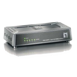 LevelOne, FSW-0508TX, 5 Port 10/100Mbps Desktop Switch