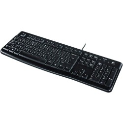 Tastatur, Logitech K120, USB, schwarz, DE-Layout, OEM