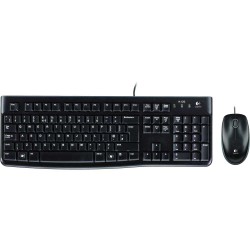Tastatur + Maus, Logitech Desktop MK120, USB, schwarz