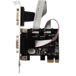 Longshine Schnittstellenkarte, 2x 9pol seriell, PCIe (PCI-Express), LCS-6321O