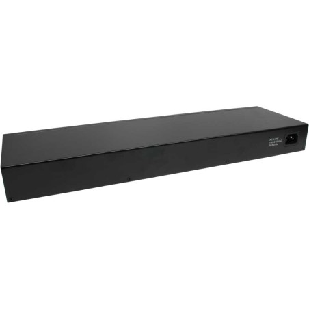 Longshine Gigabit Switch, 24-Port, LCS-GS9124-A, 19"-Version, Lüfterlos