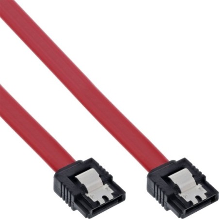 Câble de raccordement SATA, InLine®, avec languette de sécurité, 0,5m