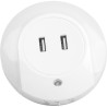 Müller-Licht LED Nightlight Amber USB Sensor, 2x 100mA, rund Müller-Licht LED Nightlight Amber USB Sensor, 2x 100mA, rund