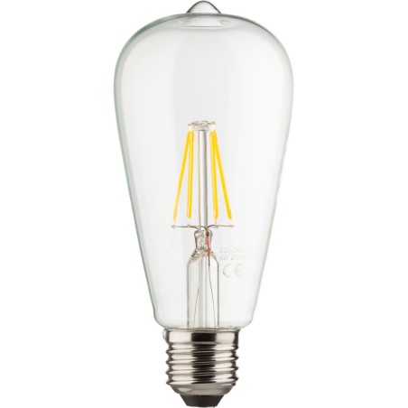 Müller-Licht LED-Lampe ST64 Retro 6,5W 230V E27 810lm 2700K dimmbar warmweiß (400206)