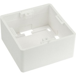 Aufputzrahmen für UP-Dosen, weiß RAL9010