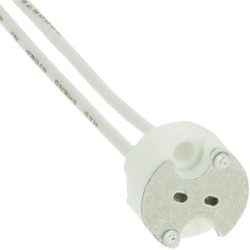 Halogen Lampenfassung, für G4 / GX5,3 / GY6,35 Sockel Siliconkabel
