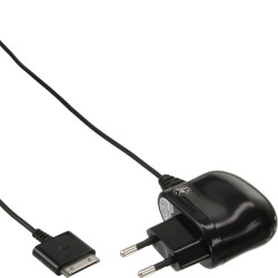 iPhone 3G/3GS/4/4S Netzteil Power-Adapter, 100-240V -à 5V, 1000mA, schwarz