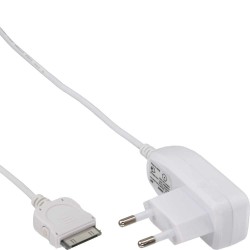 iPhone 3G/3GS/4/4S Netzteil Power-Adapter, 100-240V -à 5V, 1000mA, weiß