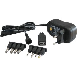 Universal Steckernetzteil, 100-240V auf 3-12V, EuP, max. 1000mA