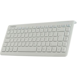 Tastatur, Mini, Perixx PERIBOARD-407 DE W, USB, weiß