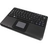 Tastatur, Perixx PERIBOARD-510 H PLUS, USB, Super Mini Touchpad Keyboard, mit 2-fach USB Hub