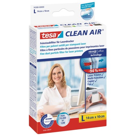 tesa Clean Air Feinstaubfilter für Laserdrucker, Größe L