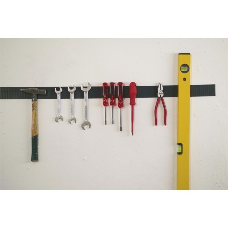 tesa On- & Off-Klettband extra stark, 1m x 50mm, schwarz