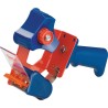 tesa Packbandhandabroller Economy, bis 66m x 50mm, rot/blau tesa Packbandhandabroller Economy, bis 66m x 50mm, rot/blau