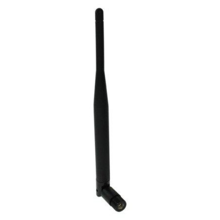 WLAN antenne caoutchouc pour AP et routeur, SMA, 5dBi, couleur: noir