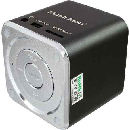 Mini Musicman Soundstation TECHNAXX, Schwarz