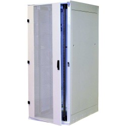 19" Netzwerkschrank 42HE, Triton RMA-42-L81-CAX-A1, 800x1000, Gittertür, lichtgrau