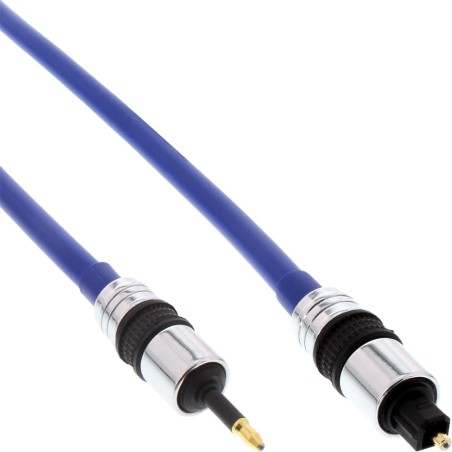 OPTO Câble audio, InLine®, PREMIUM, 3,5mm mâle à Toslink mâle, 0,5m