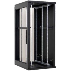 19" Netzwerkschrank 27HE, Triton RMA-27-L81-BAX-A1-LAA, 800x1000, Gitternetztür vorne und hinten, schwarz