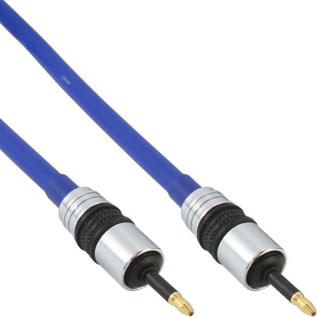 OPTO Câble audio, InLine®, PREMIUM, 3,5mm mâle/mâle, 0,5m