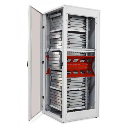 19" Netzwerkschrank 42HE, Triton RMA 800+, RMA-42-A81-CAX-AB, 800x1000, Frontglastür (Linksans.) lichtgrau