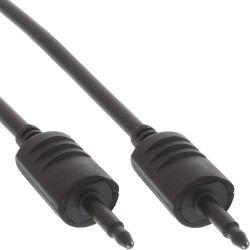 OPTO Câble audio, InLine®, 3,5mm prise/prise, 0,5m