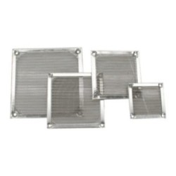 Grille ventilateur, InLine®, filtre aluminium, 60x60mm