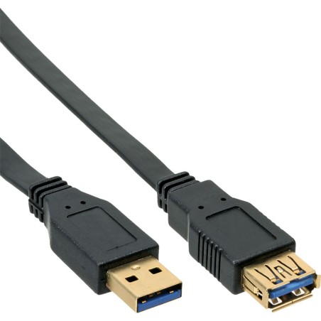 InLine® USB 3.0 Flachkabel Verlängerung