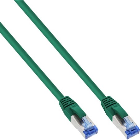 Câble patch Cat.6(A) S-STP/PIMF, InLine®, sans halogènes 500MHz, vert, 10m