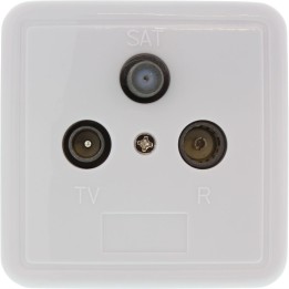 InLine® Connecteur antenne, blindé, UP, prise de dérivation ou terminale
