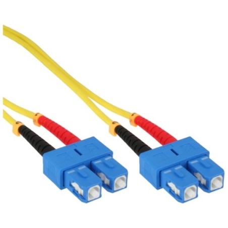 LWL câble duplex, InLine®, SC/SC 9/125µm, 15m