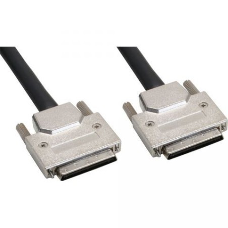 SCSI U320 Câble, InLine®, 68 broches micro Centronic (VHD) mâle/mâle, avec LVD/SE Terminator,