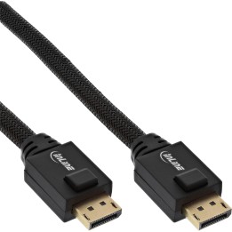InLine? DisplayPort Aktiv-Kabel, 4K2K, schwarz, vergoldete Kontakte, 15m