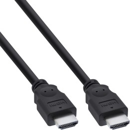 InLine? HDMI Kabel, HDMI-High Speed, Stecker / Stecker, schwarz, 0,3m