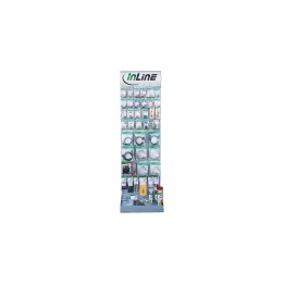 20197I - InLine® Shopwand Telefon, Strom und Netzkabel