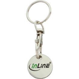 22318C - InLine® Einkaufswagen-Chip, zweiseitig bedruckt
