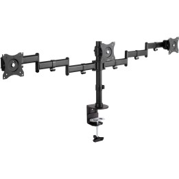 23104B - Support de table InLine® pour 3x TFT/LCD/LED jusqu'à 68 cm (27), max.