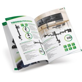 20017H - InLine® Katalog Home & Office Halterungen, deutsch/englisch, DIN A4