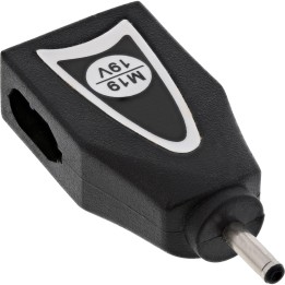 26611X-M19 - InLine® Wechselstecker M19 (19V) für Universal Netzteil, 90W/120W, schwarz
