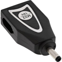 26611X-M22 - InLine® prise interchangeable M22 (19V) pour bloc d'alimentation universel, 90W/120W, noir