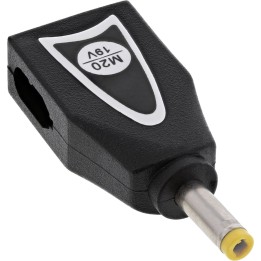 26611X-M20 - InLine® prise interchangeable M20 (19V) pour bloc d'alimentation universel, 90W/120W, noir