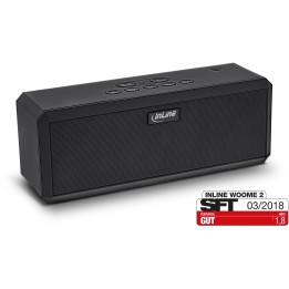55382S - InLine? WOOME 2 - True Wireless Stereo Bluetooth Lautsprecher, schwarz
