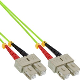 83501Q - InLine® LWL Duplex Kabel, SC/SC, 50/125µm, OM5, 1m