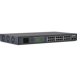 32324P - InLine® PoE Commutateur réseau Gigabit 24 ports, 1Gb/s, 2xSFP,191HE (incl. équerre)