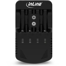 01286 - InLine® Chargeur à fiche NiCdNiMH AA et AAA